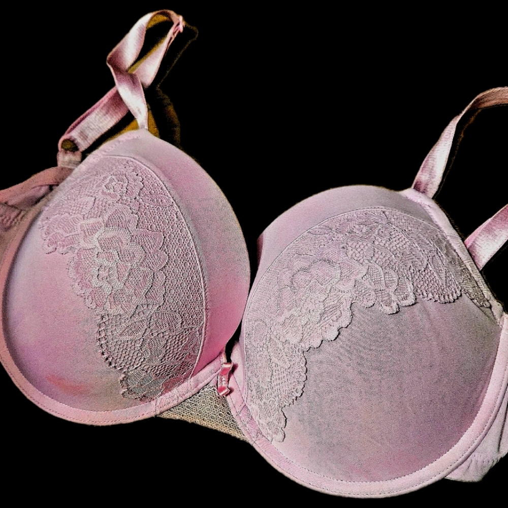 Maidenform Elegant Pink Lace Bra